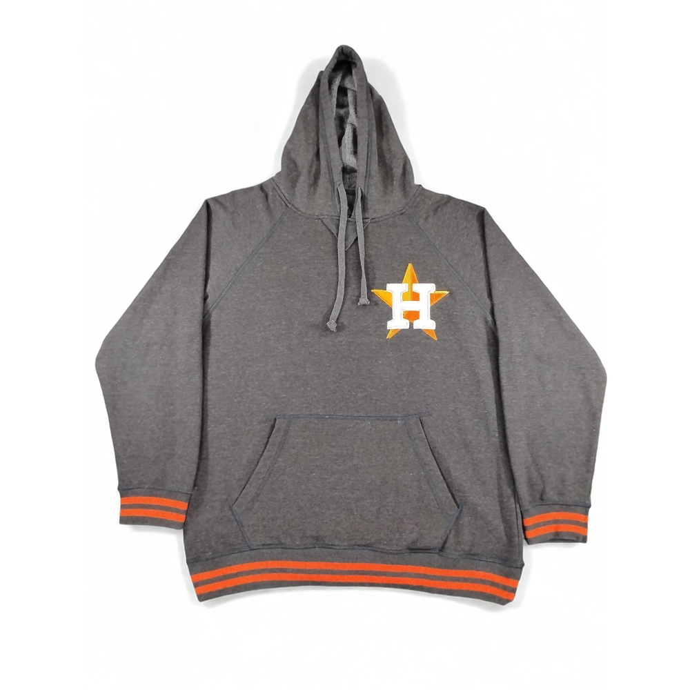 Stitches Astros Hoodie Sweatshirt Large Cotton Fleece Athleisure Streetwear